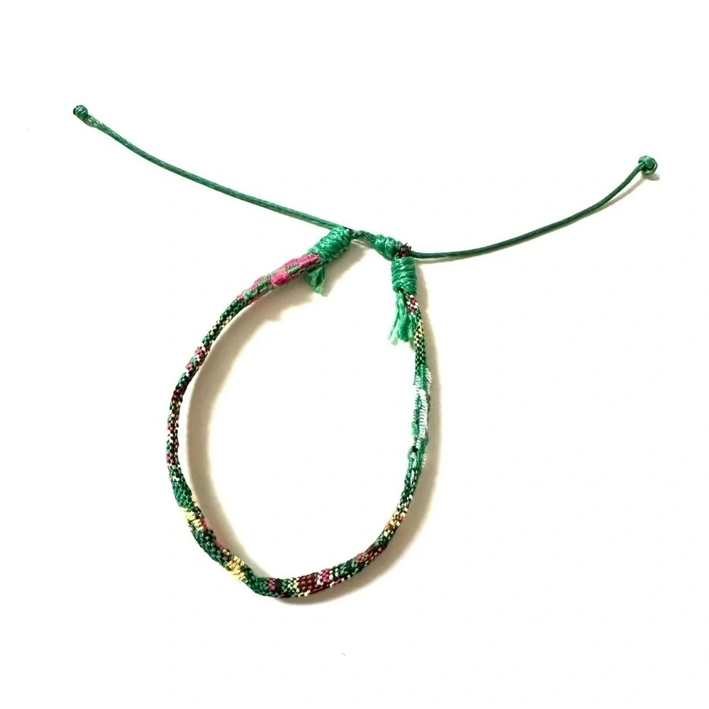 🔴 5 for $10 ONE Boho Surfer Beach Bracelet Braided Festival Adjustable Unisex